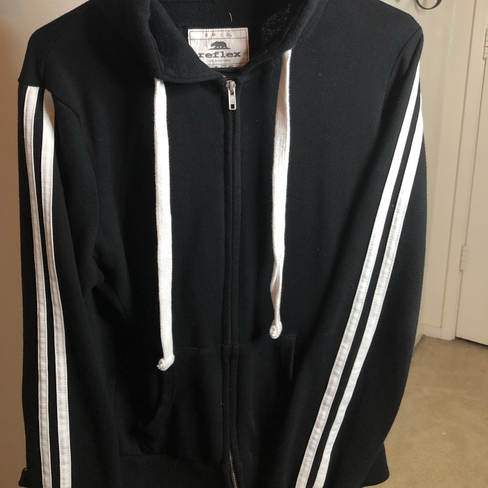 Black striped jacket